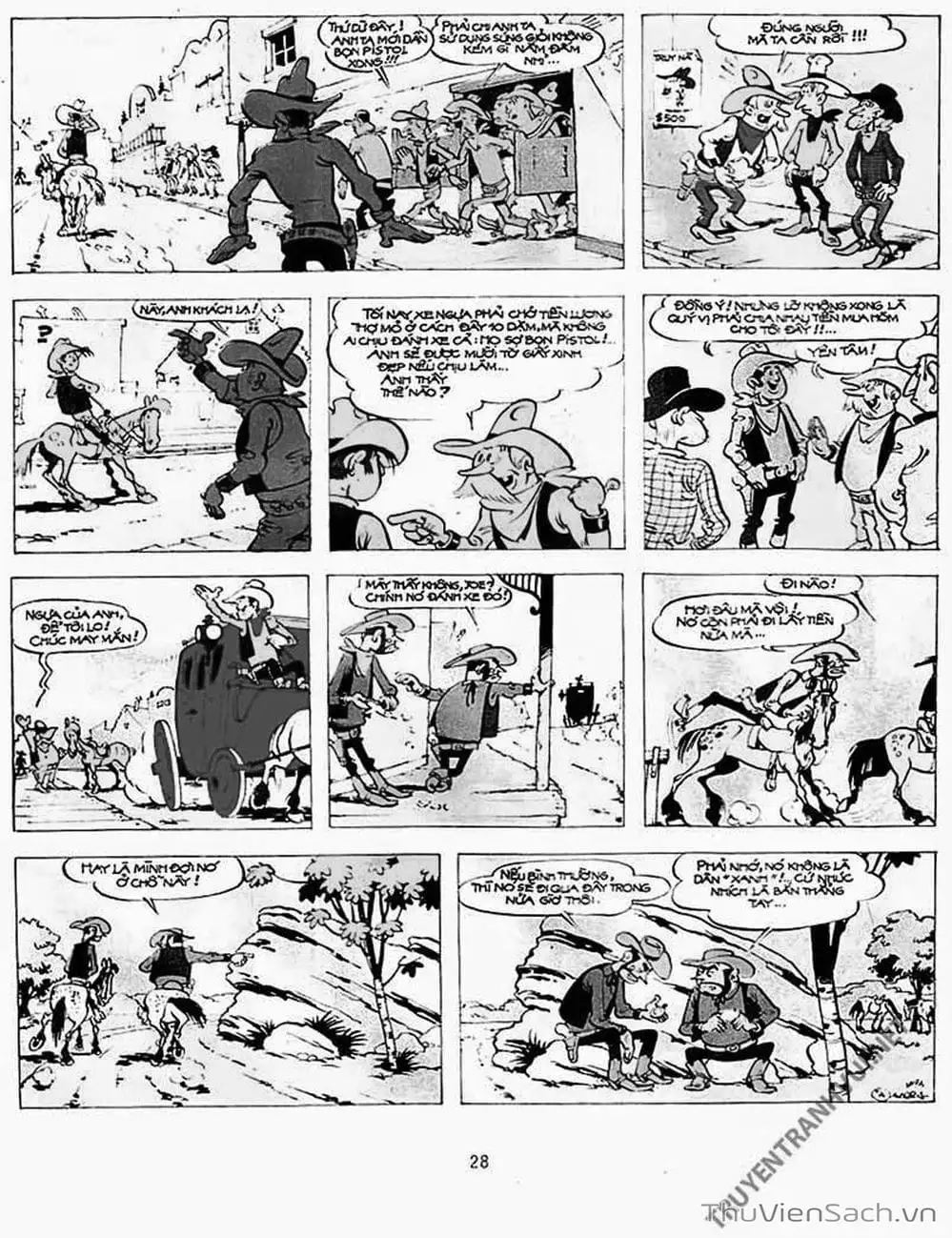 Truyện Tranh Cuộc Phiêu Lưu Kỳ Thú Của Lucky Luke trang 3