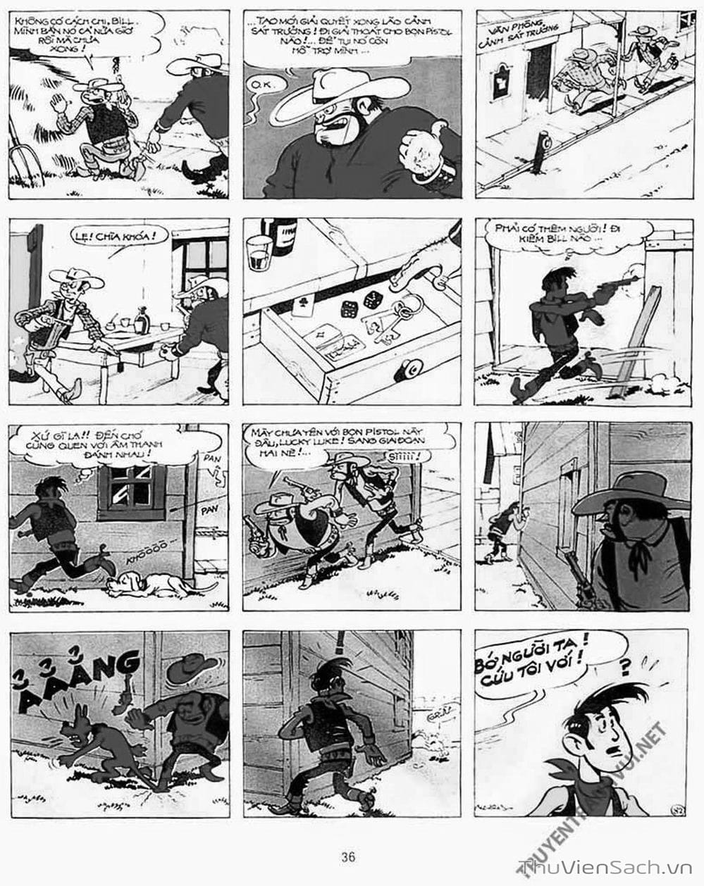 Truyện Tranh Cuộc Phiêu Lưu Kỳ Thú Của Lucky Luke trang 3
