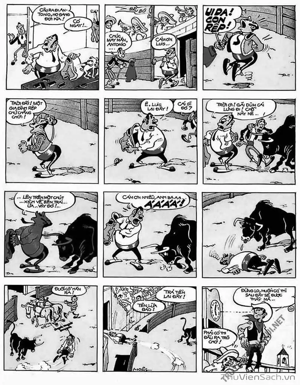 Truyện Tranh Cuộc Phiêu Lưu Kỳ Thú Của Lucky Luke trang 3