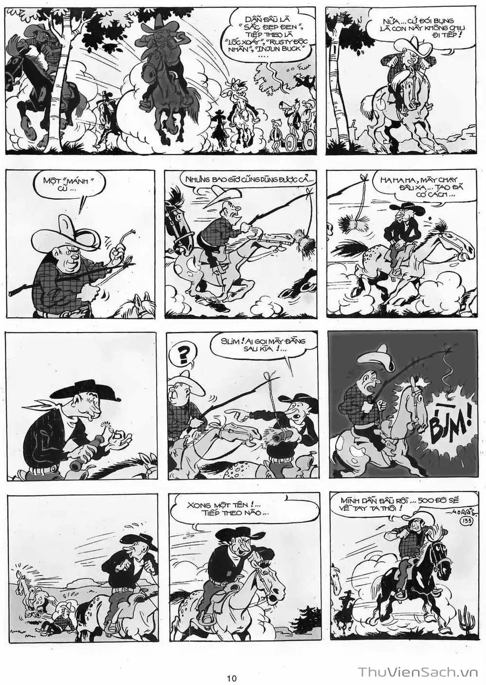 Truyện Tranh Cuộc Phiêu Lưu Kỳ Thú Của Lucky Luke trang 3