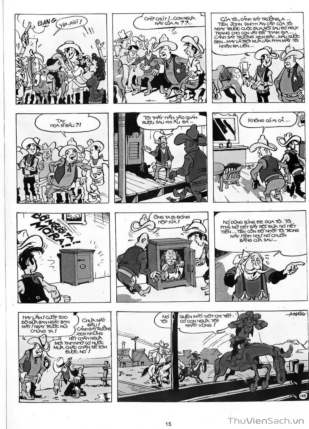 Truyện Tranh Cuộc Phiêu Lưu Kỳ Thú Của Lucky Luke trang 3