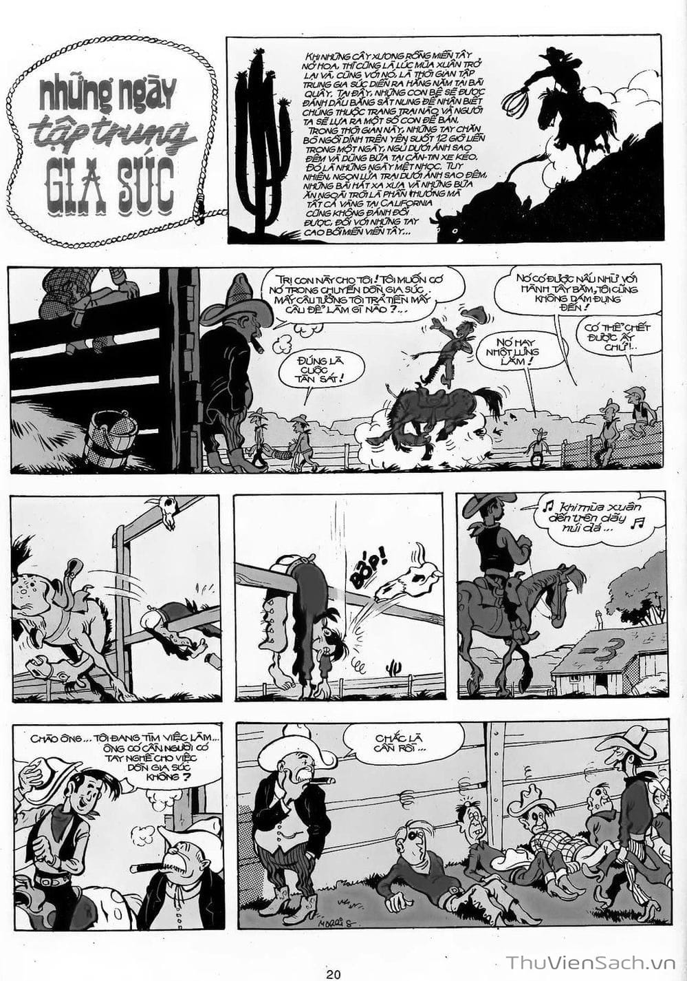 Truyện Tranh Cuộc Phiêu Lưu Kỳ Thú Của Lucky Luke trang 3