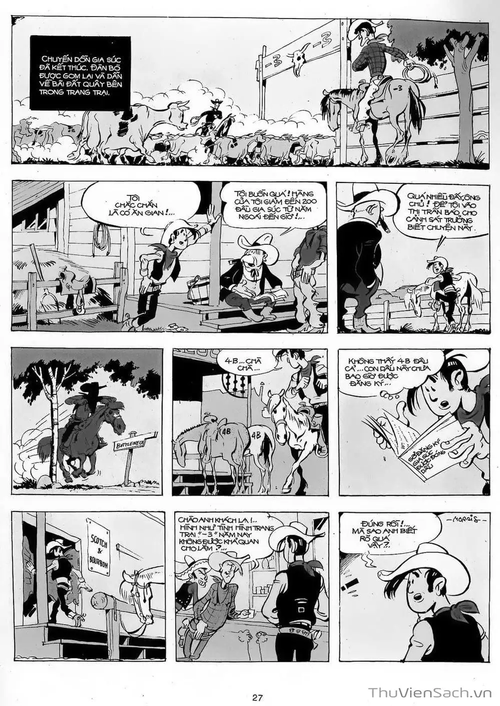 Truyện Tranh Cuộc Phiêu Lưu Kỳ Thú Của Lucky Luke trang 3