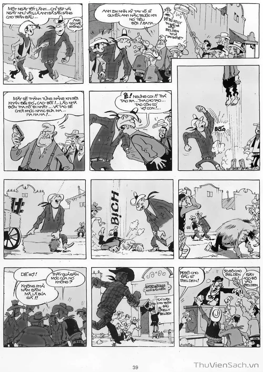 Truyện Tranh Cuộc Phiêu Lưu Kỳ Thú Của Lucky Luke trang 3