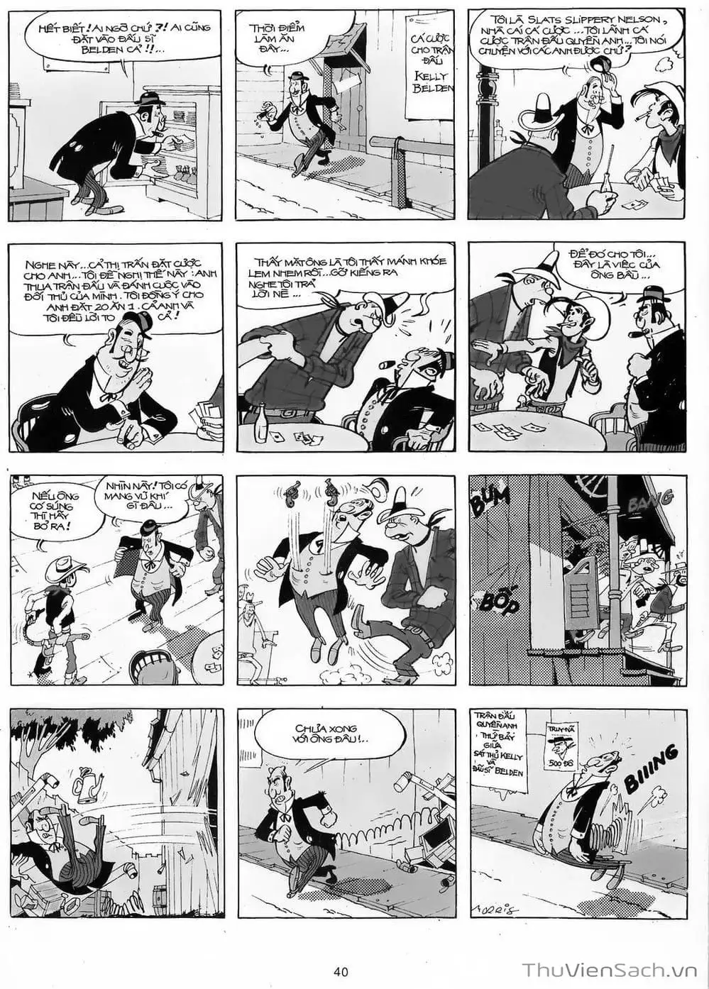 Truyện Tranh Cuộc Phiêu Lưu Kỳ Thú Của Lucky Luke trang 3