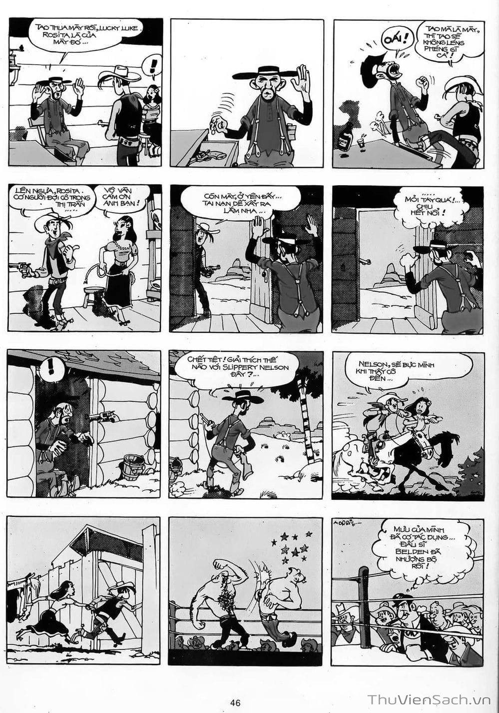 Truyện Tranh Cuộc Phiêu Lưu Kỳ Thú Của Lucky Luke trang 3