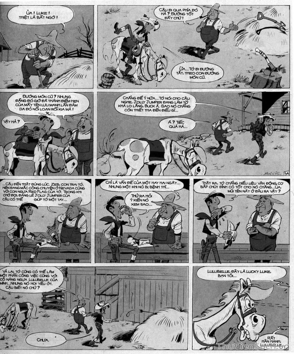 Truyện Tranh Cuộc Phiêu Lưu Kỳ Thú Của Lucky Luke trang 3