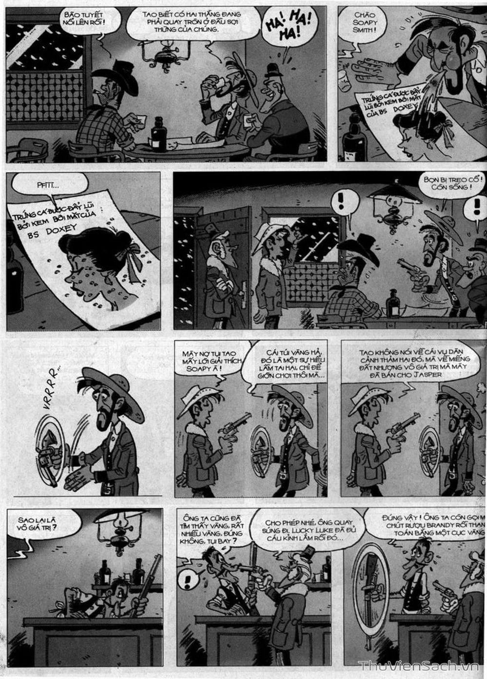 Truyện Tranh Cuộc Phiêu Lưu Kỳ Thú Của Lucky Luke trang 3