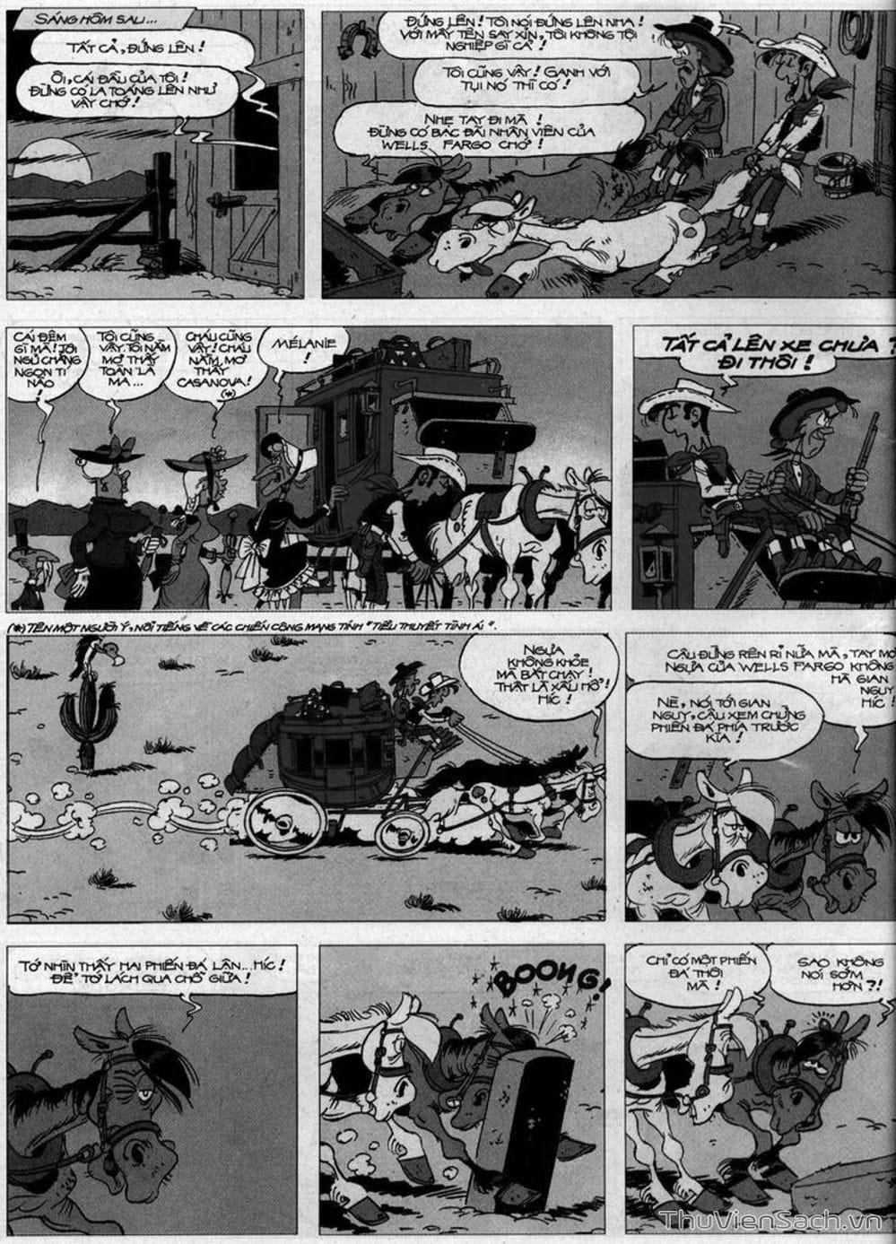 Truyện Tranh Cuộc Phiêu Lưu Kỳ Thú Của Lucky Luke trang 3