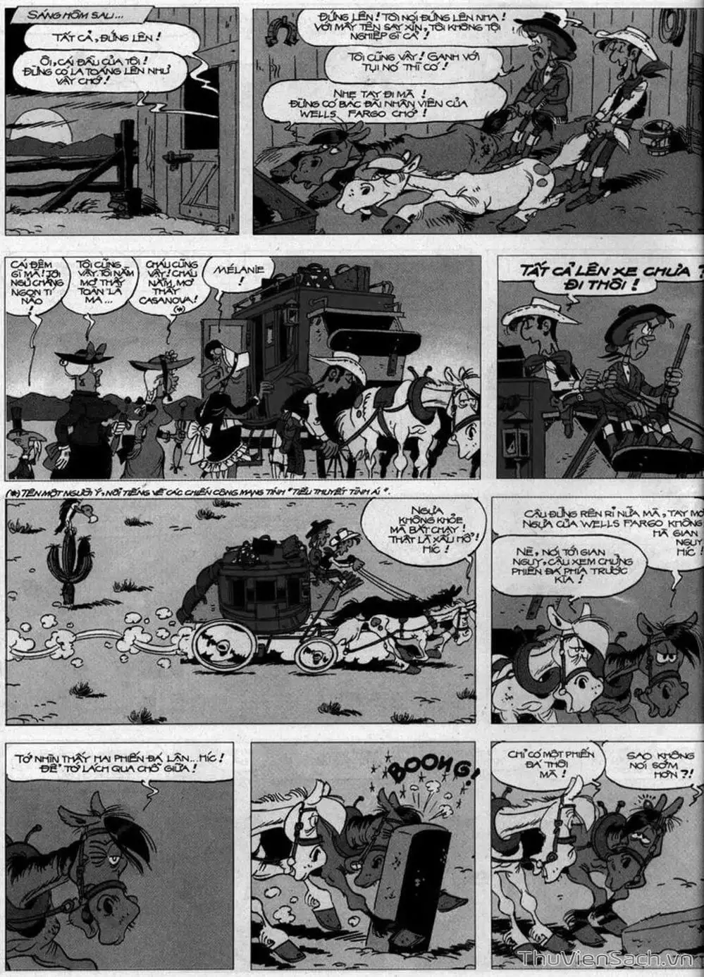 Truyện Tranh Cuộc Phiêu Lưu Kỳ Thú Của Lucky Luke trang 3