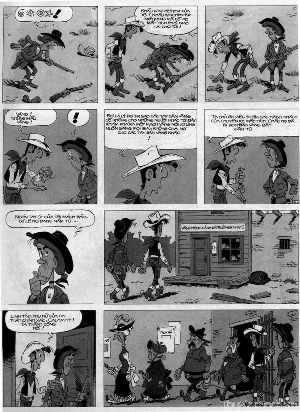 Truyện Tranh Cuộc Phiêu Lưu Kỳ Thú Của Lucky Luke trang 3