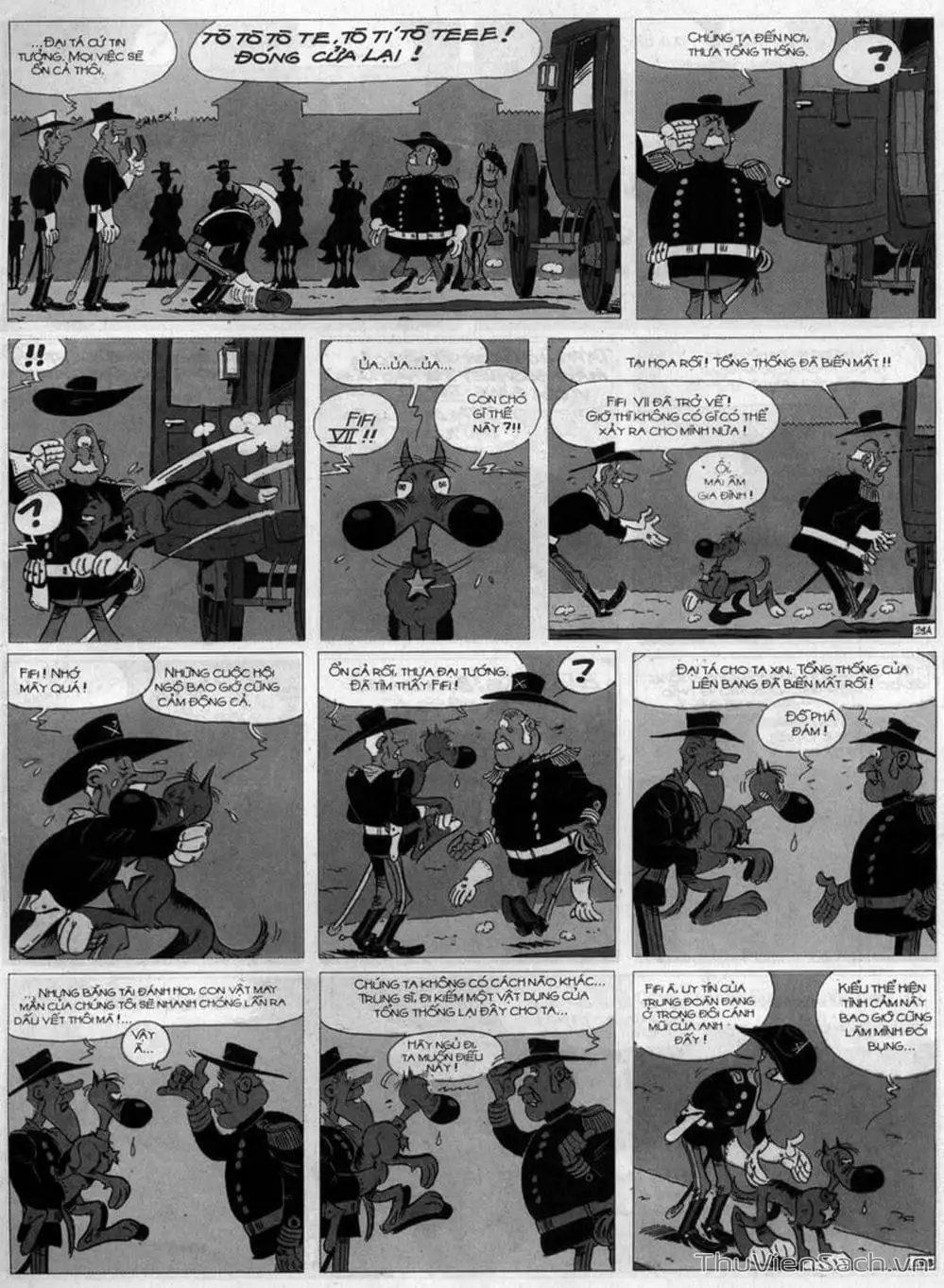 Truyện Tranh Cuộc Phiêu Lưu Kỳ Thú Của Lucky Luke trang 3