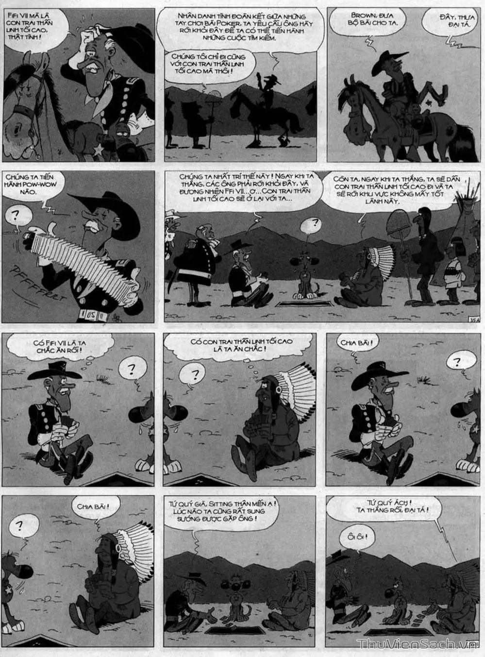 Truyện Tranh Cuộc Phiêu Lưu Kỳ Thú Của Lucky Luke trang 3