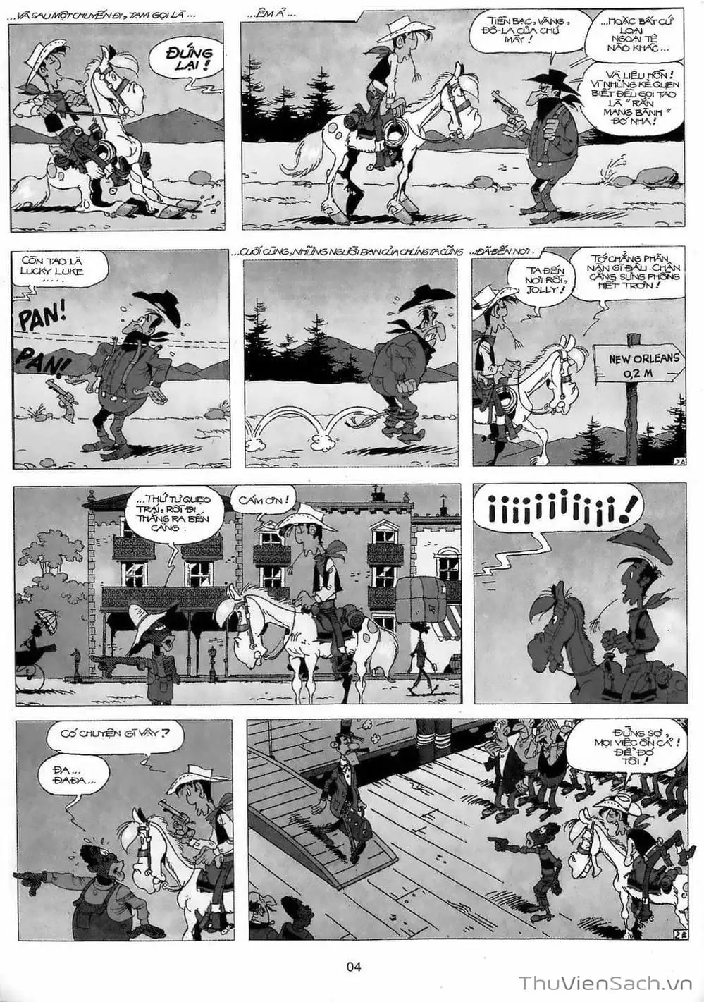 Truyện Tranh Cuộc Phiêu Lưu Kỳ Thú Của Lucky Luke trang 3