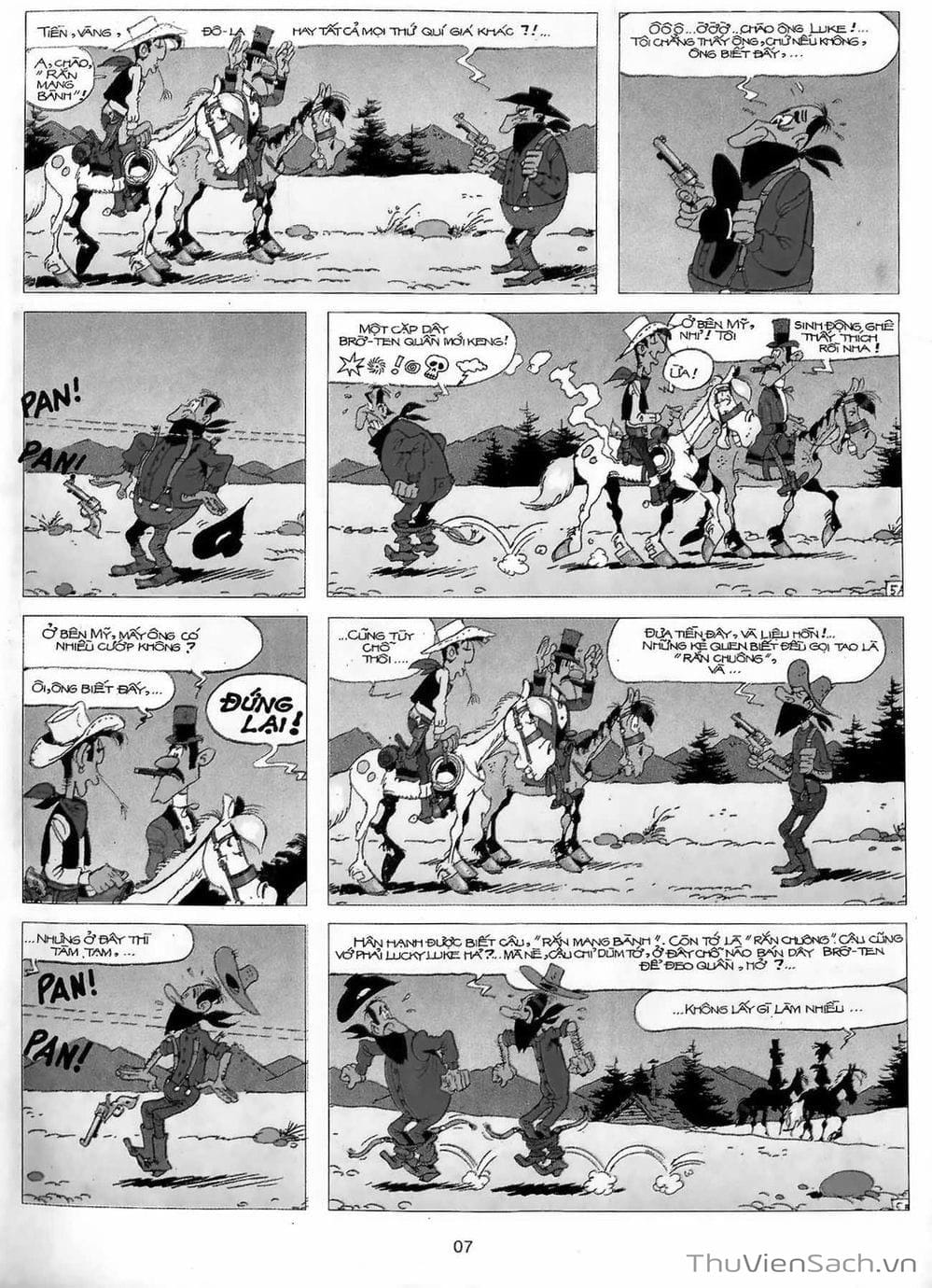Truyện Tranh Cuộc Phiêu Lưu Kỳ Thú Của Lucky Luke trang 3
