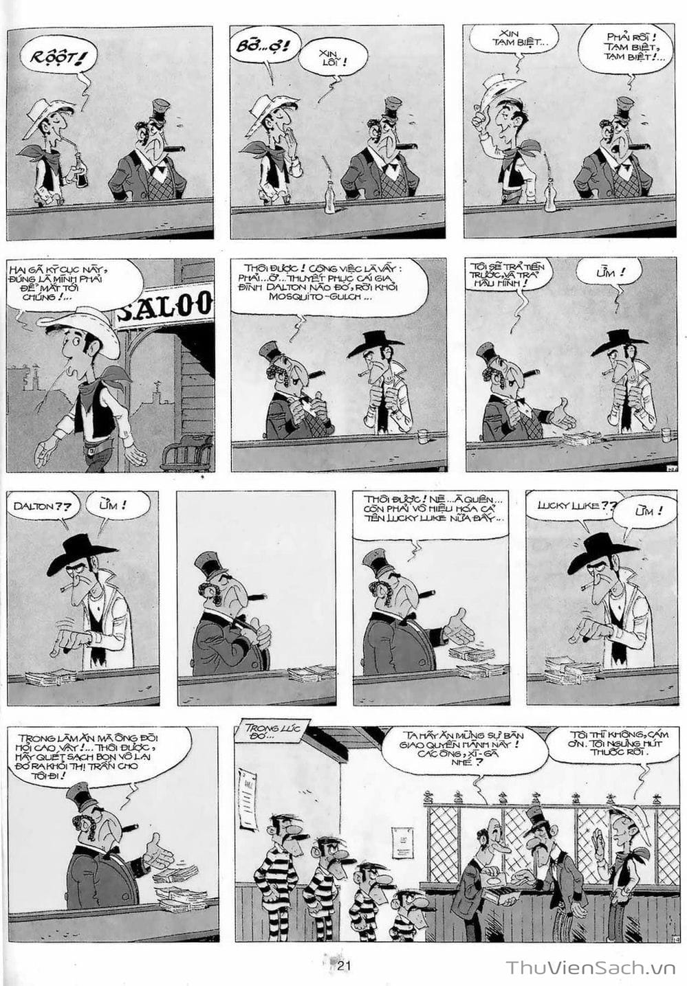 Truyện Tranh Cuộc Phiêu Lưu Kỳ Thú Của Lucky Luke trang 3