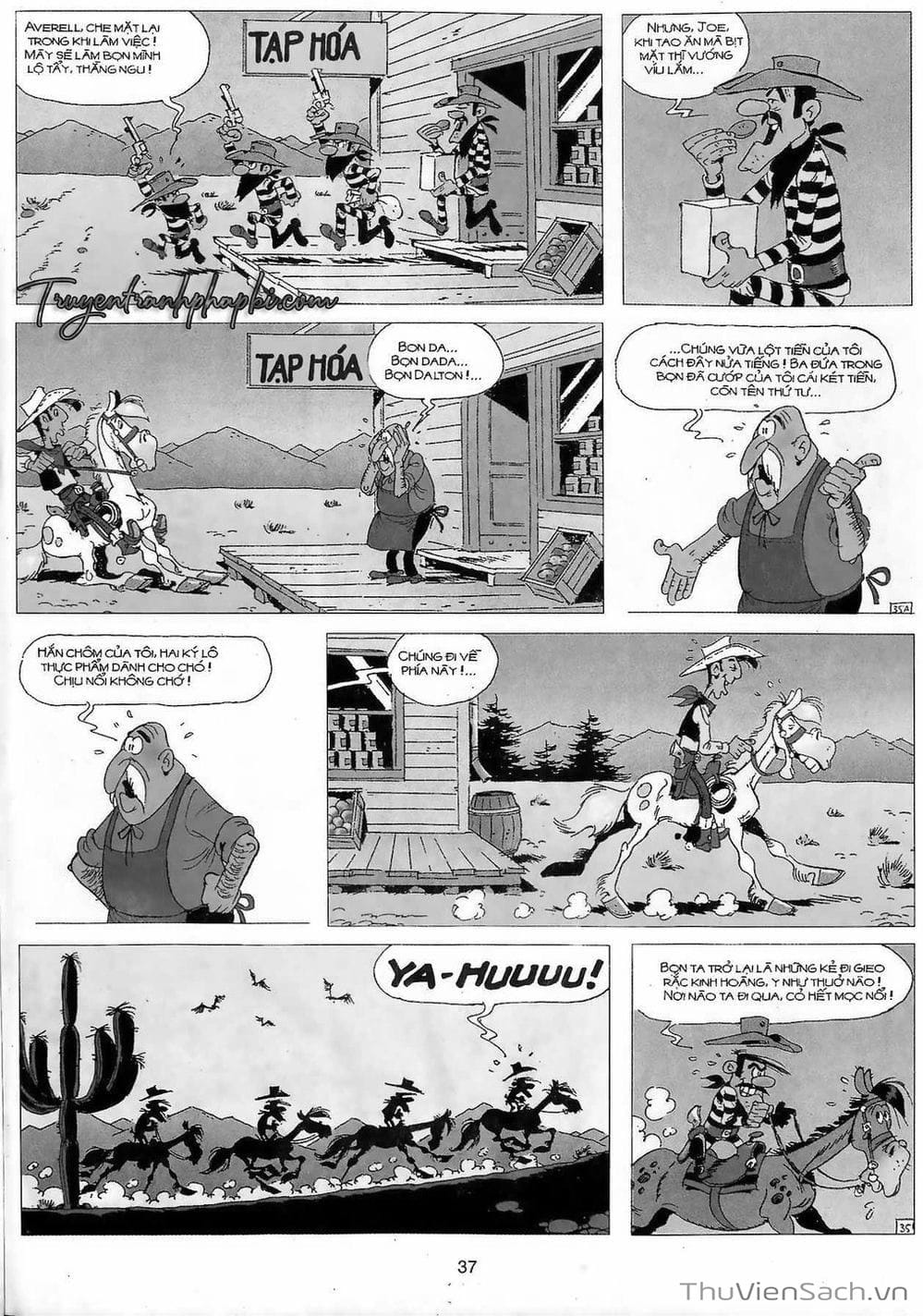 Truyện Tranh Cuộc Phiêu Lưu Kỳ Thú Của Lucky Luke trang 3