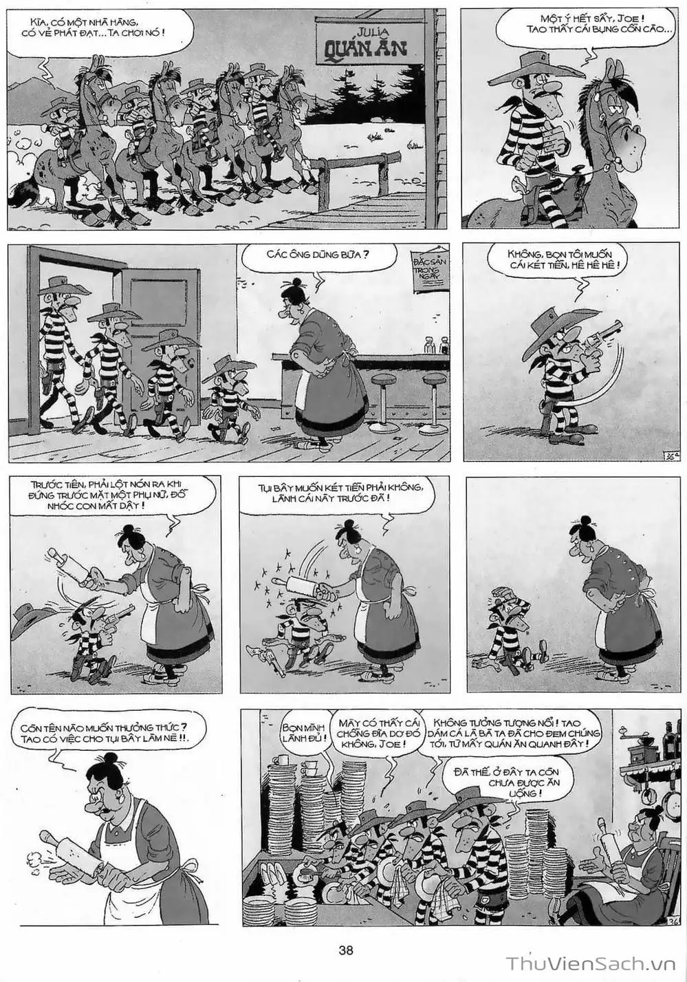 Truyện Tranh Cuộc Phiêu Lưu Kỳ Thú Của Lucky Luke trang 3