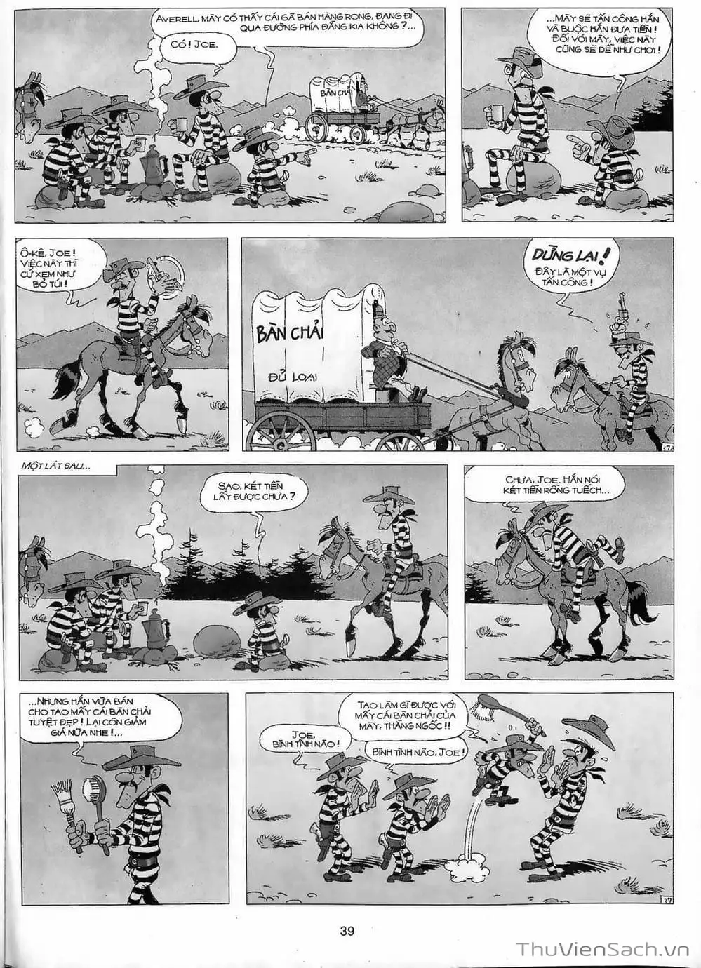 Truyện Tranh Cuộc Phiêu Lưu Kỳ Thú Của Lucky Luke trang 3