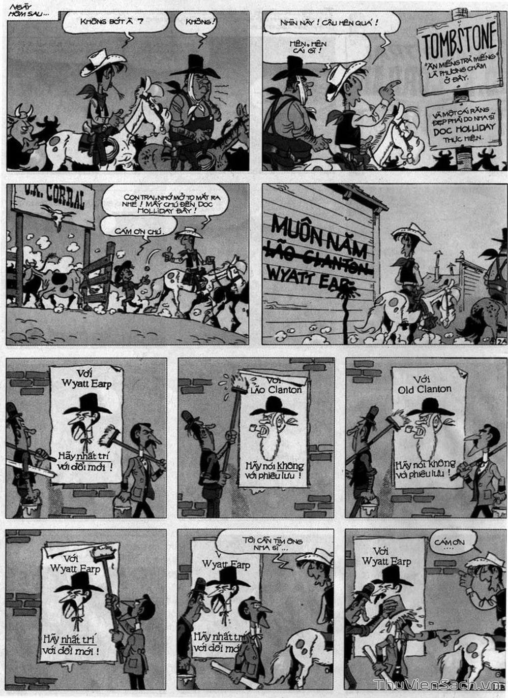 Truyện Tranh Cuộc Phiêu Lưu Kỳ Thú Của Lucky Luke trang 3