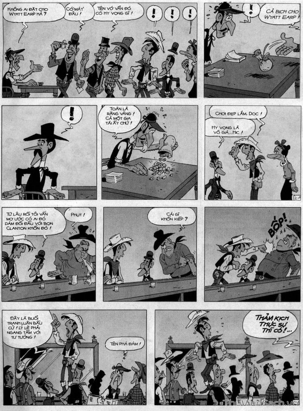 Truyện Tranh Cuộc Phiêu Lưu Kỳ Thú Của Lucky Luke trang 3