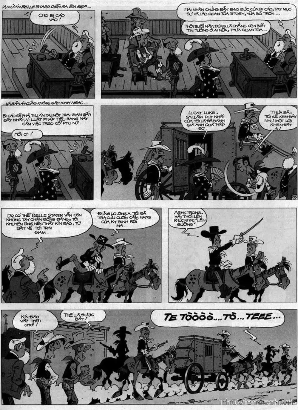 Truyện Tranh Cuộc Phiêu Lưu Kỳ Thú Của Lucky Luke trang 3
