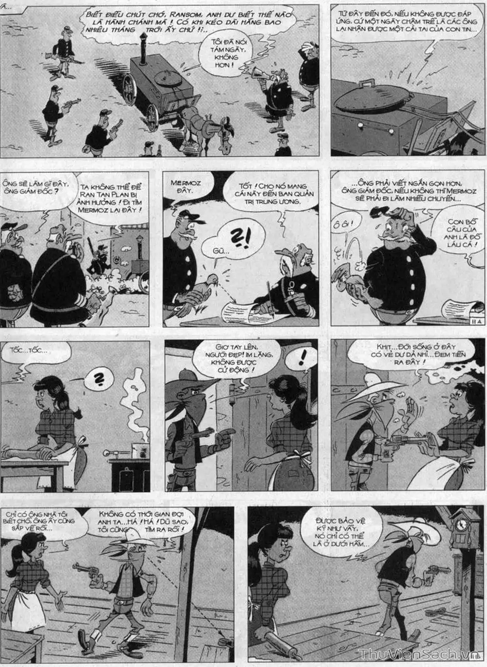 Truyện Tranh Cuộc Phiêu Lưu Kỳ Thú Của Lucky Luke trang 3