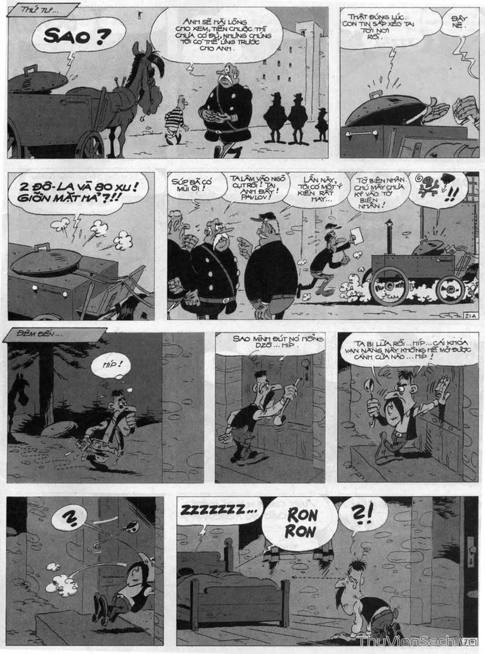 Truyện Tranh Cuộc Phiêu Lưu Kỳ Thú Của Lucky Luke trang 3