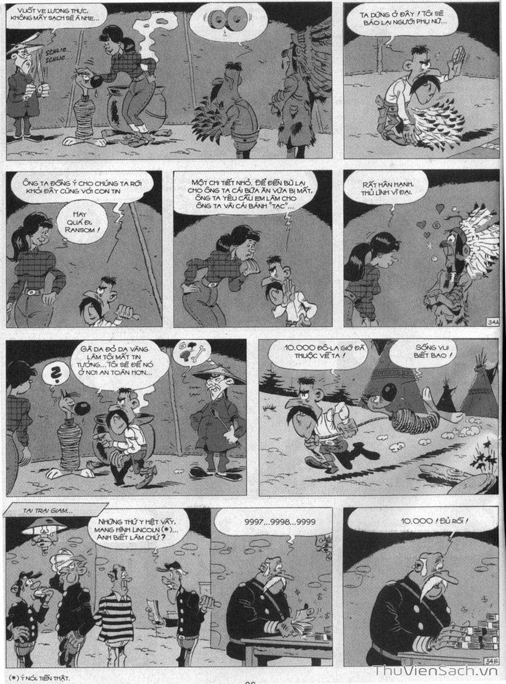 Truyện Tranh Cuộc Phiêu Lưu Kỳ Thú Của Lucky Luke trang 3