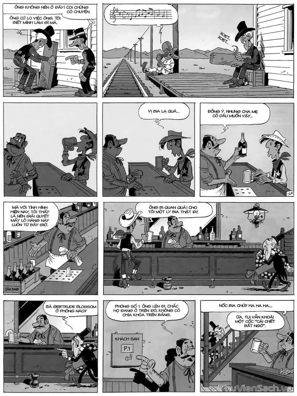 Truyện Tranh Cuộc Phiêu Lưu Kỳ Thú Của Lucky Luke trang 3