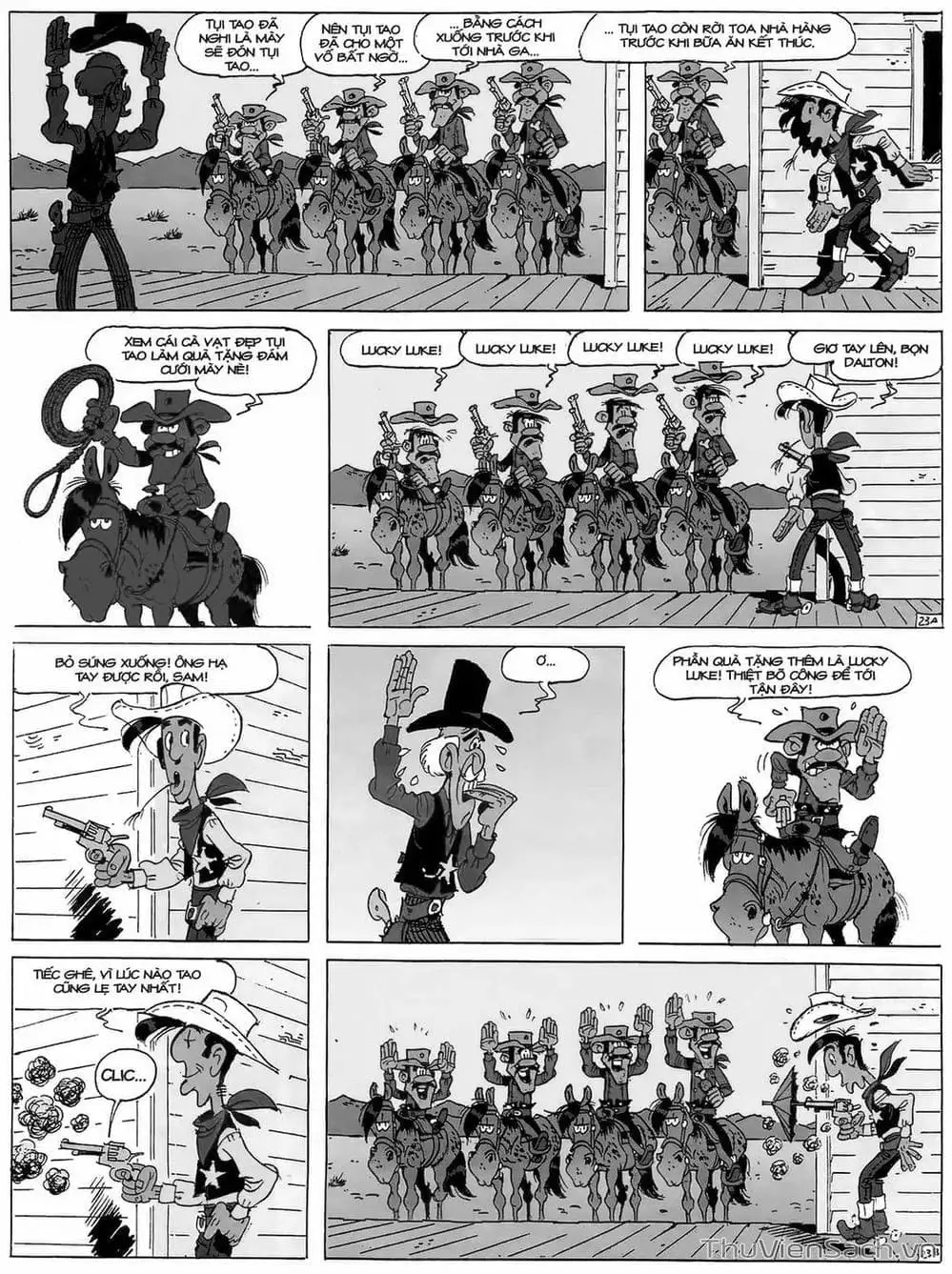 Truyện Tranh Cuộc Phiêu Lưu Kỳ Thú Của Lucky Luke trang 3