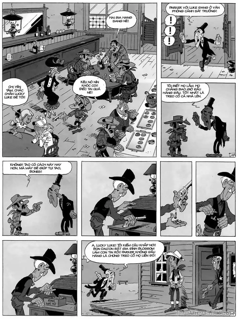 Truyện Tranh Cuộc Phiêu Lưu Kỳ Thú Của Lucky Luke trang 3