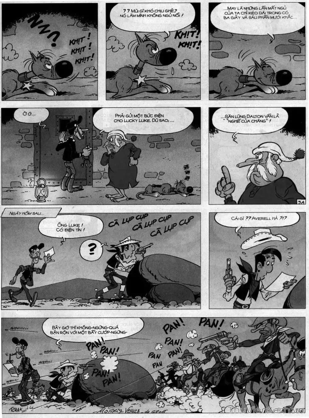 Truyện Tranh Cuộc Phiêu Lưu Kỳ Thú Của Lucky Luke trang 3