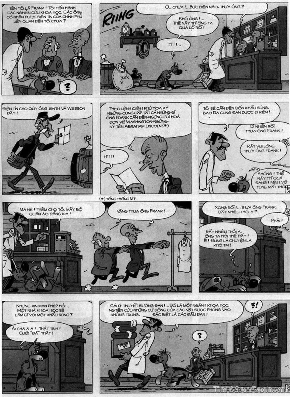 Truyện Tranh Cuộc Phiêu Lưu Kỳ Thú Của Lucky Luke trang 3