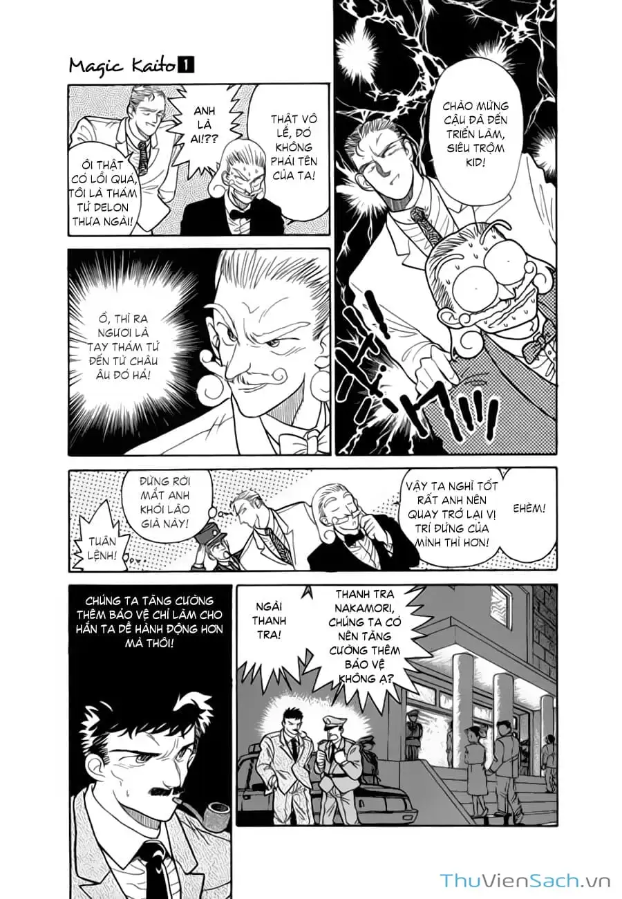Truyện Tranh Siêu Đạo Chích Kid - Magic Kaito trang 4