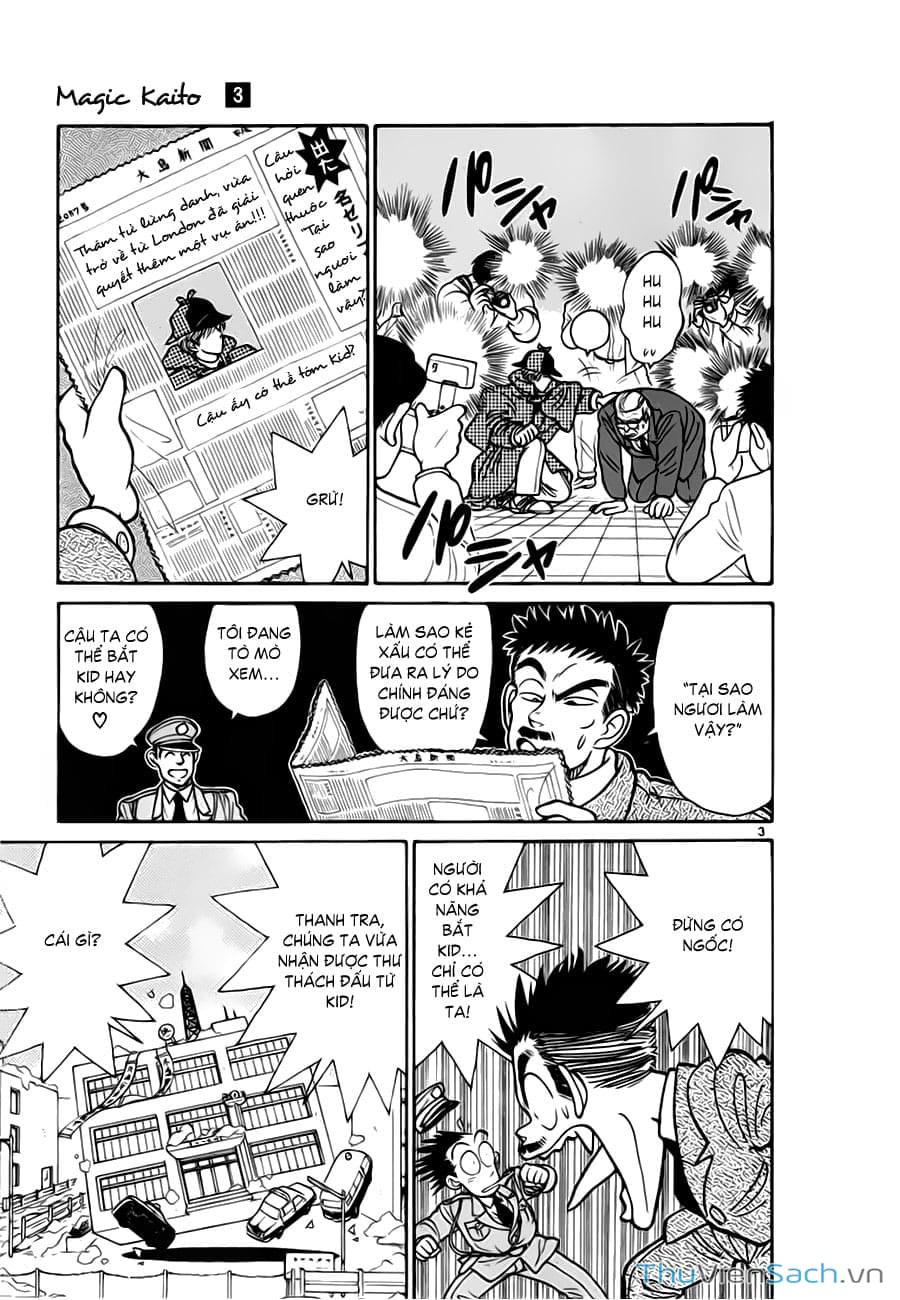 Truyện Tranh Siêu Đạo Chích Kid - Magic Kaito trang 4
