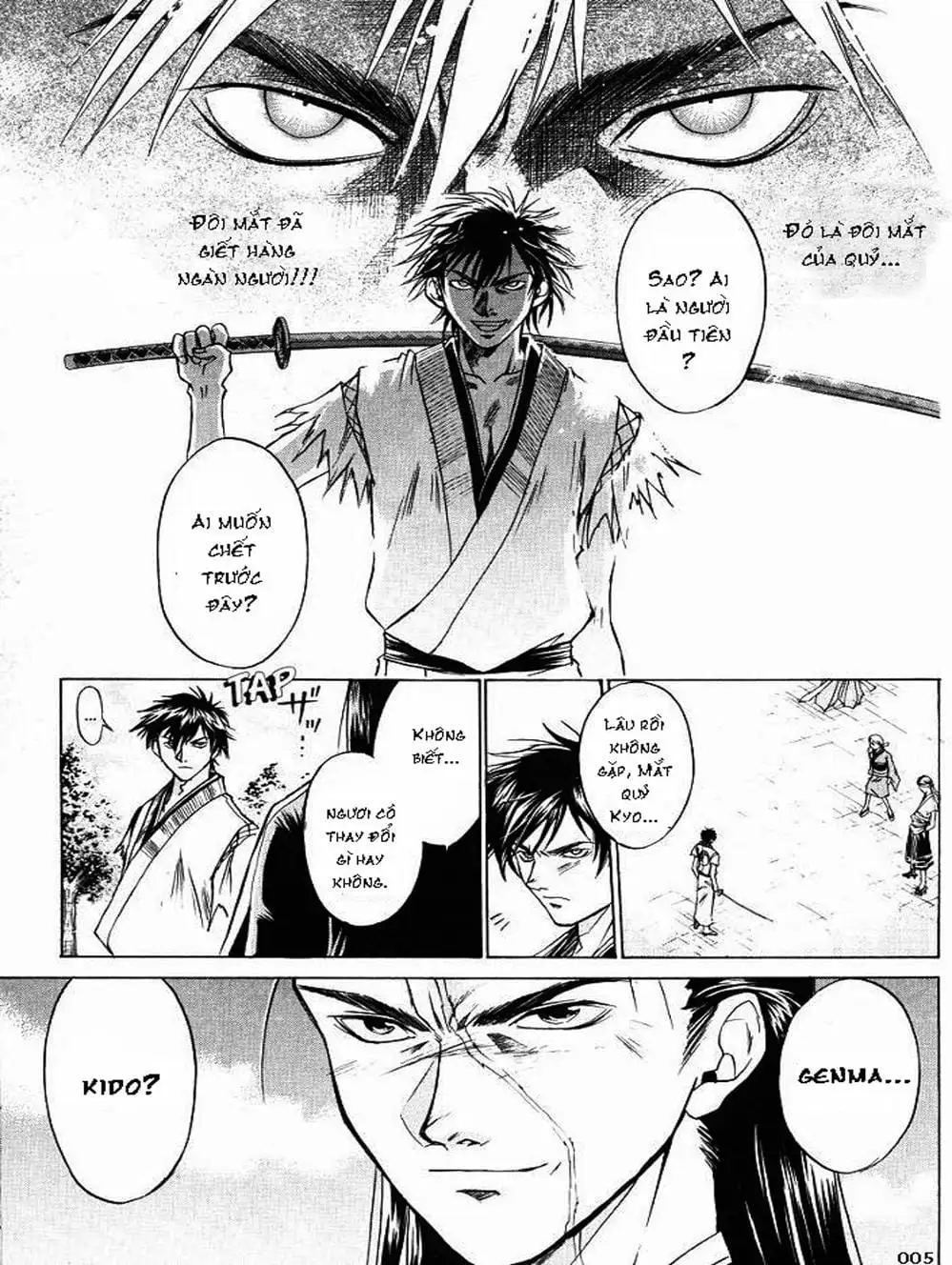 Truyện Tranh Mắt Quỷ Kyo - Samurai Deeper Kyo trang 3