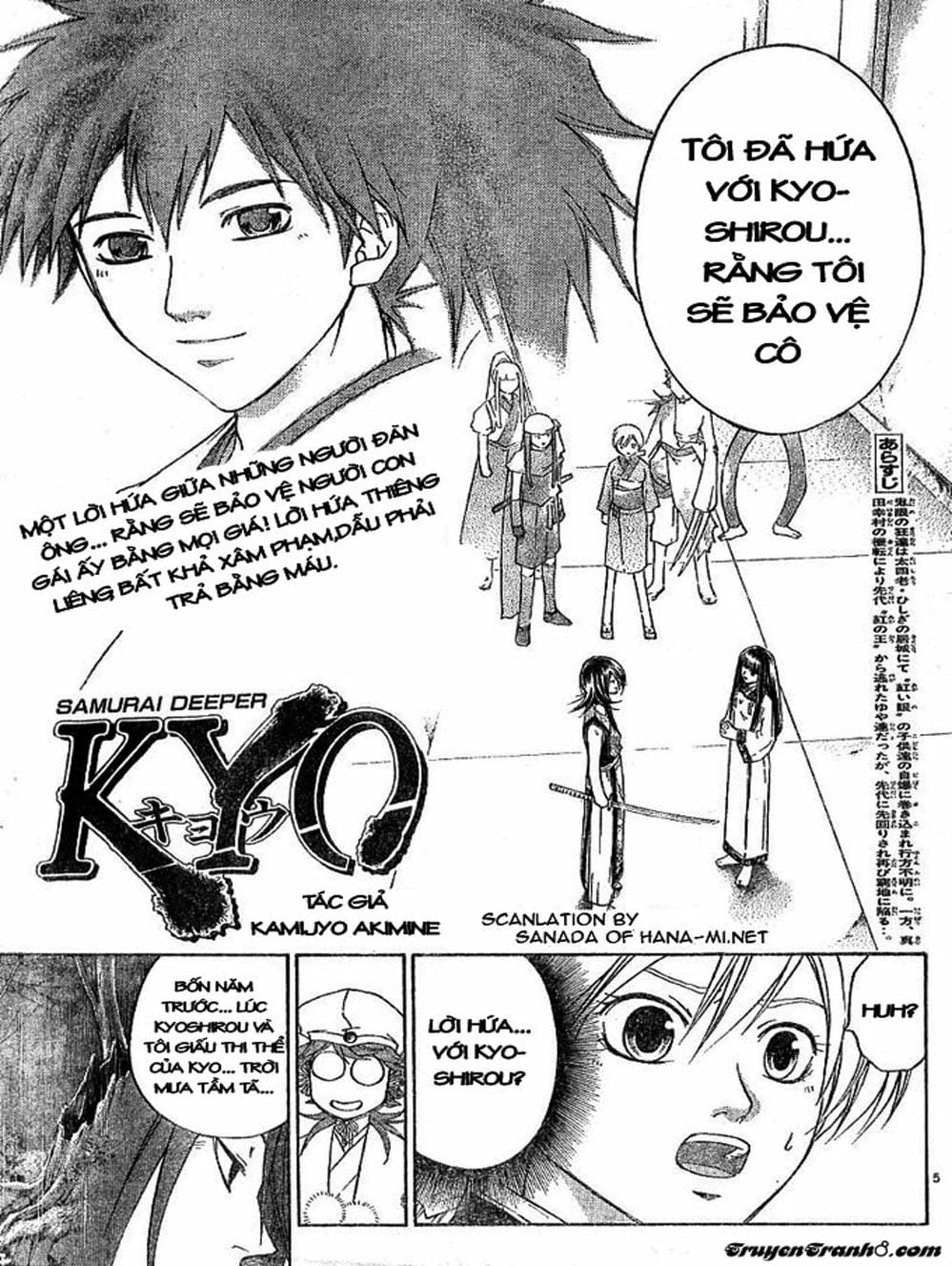 Truyện Tranh Mắt Quỷ Kyo - Samurai Deeper Kyo trang 3