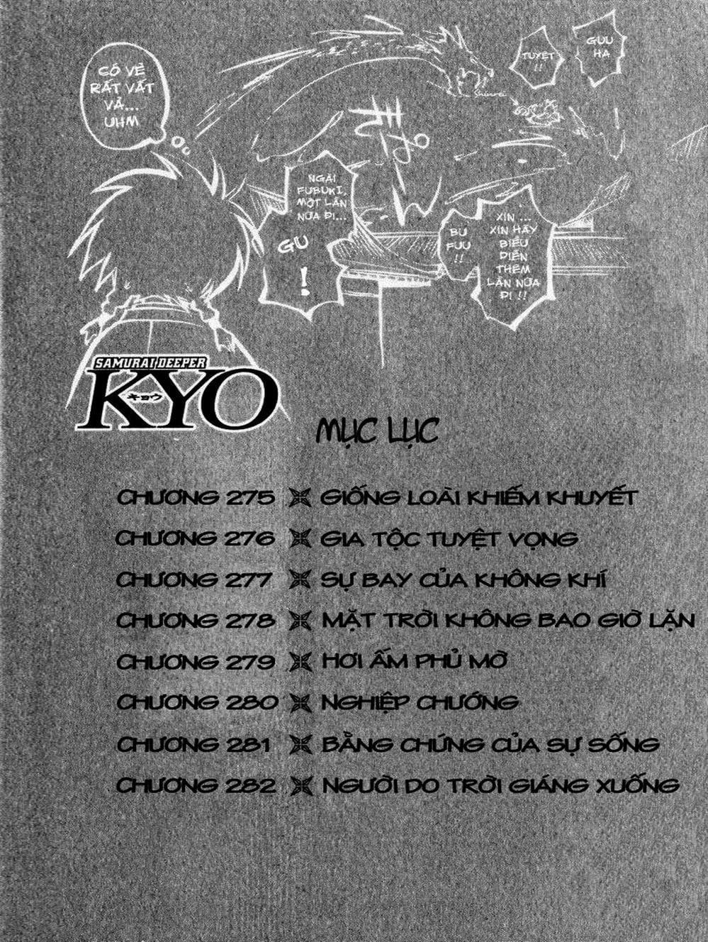 Truyện Tranh Mắt Quỷ Kyo - Samurai Deeper Kyo trang 3