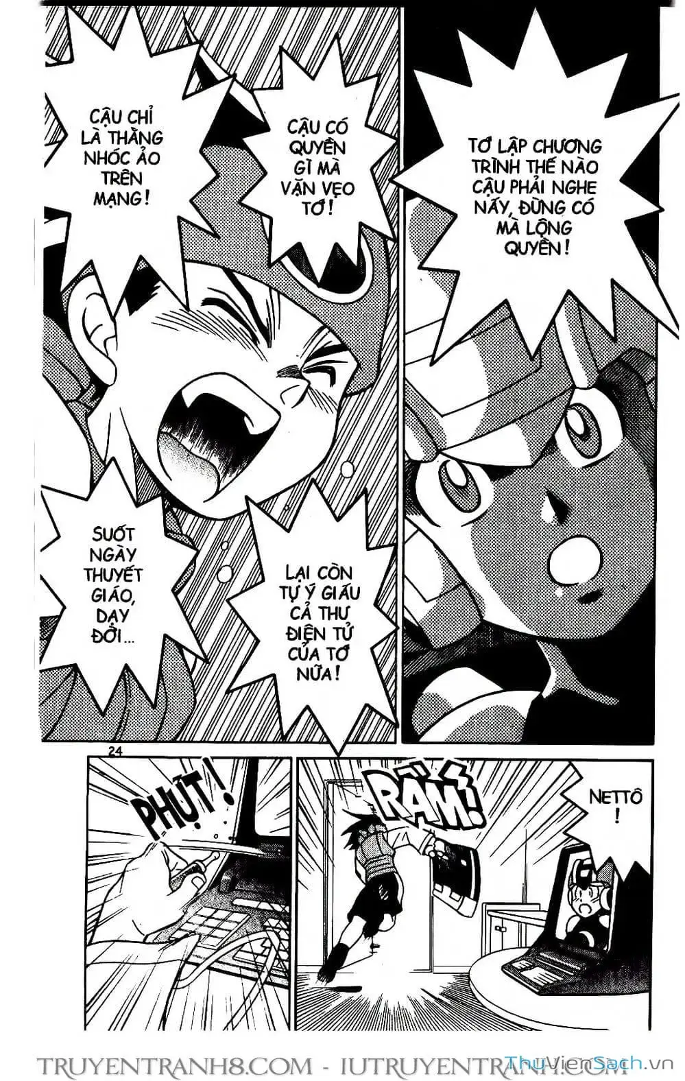 Truyện Tranh Rockman Chiến Binh Thế Giới Ảo trang 4