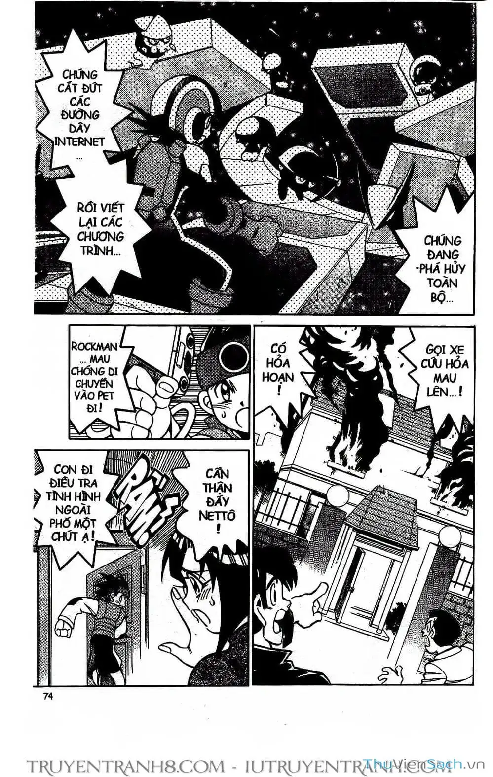 Truyện Tranh Rockman Chiến Binh Thế Giới Ảo trang 4