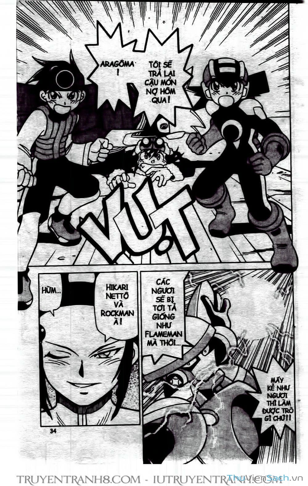 Truyện Tranh Rockman Chiến Binh Thế Giới Ảo trang 4