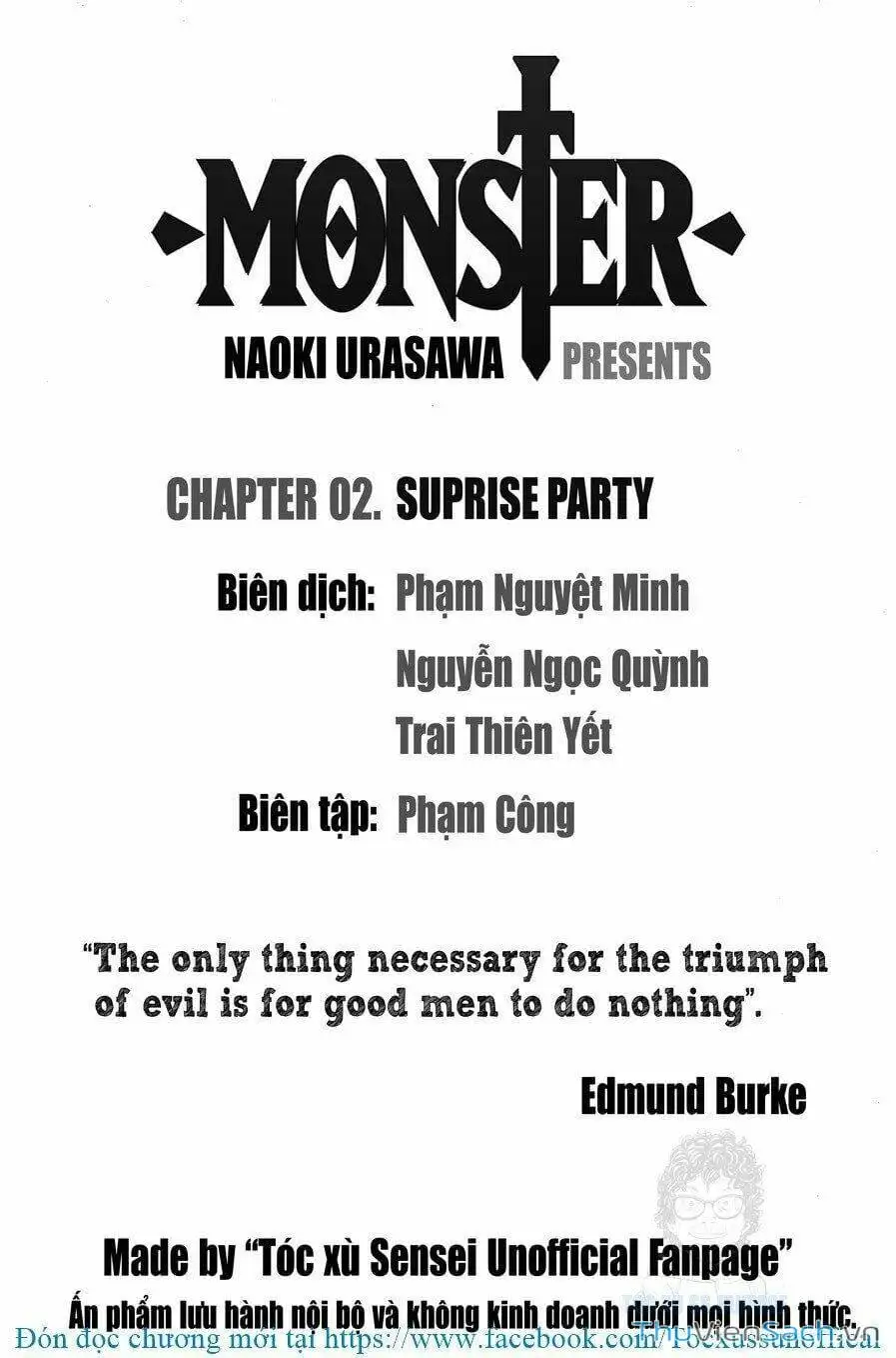 Truyện Tranh Quái Vật - Monster trang 6