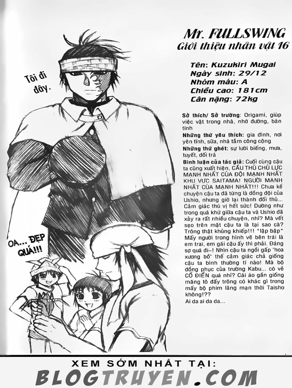 Truyện Tranh Cú Đánh Toàn Lực - Mr. Fullswing trang 3