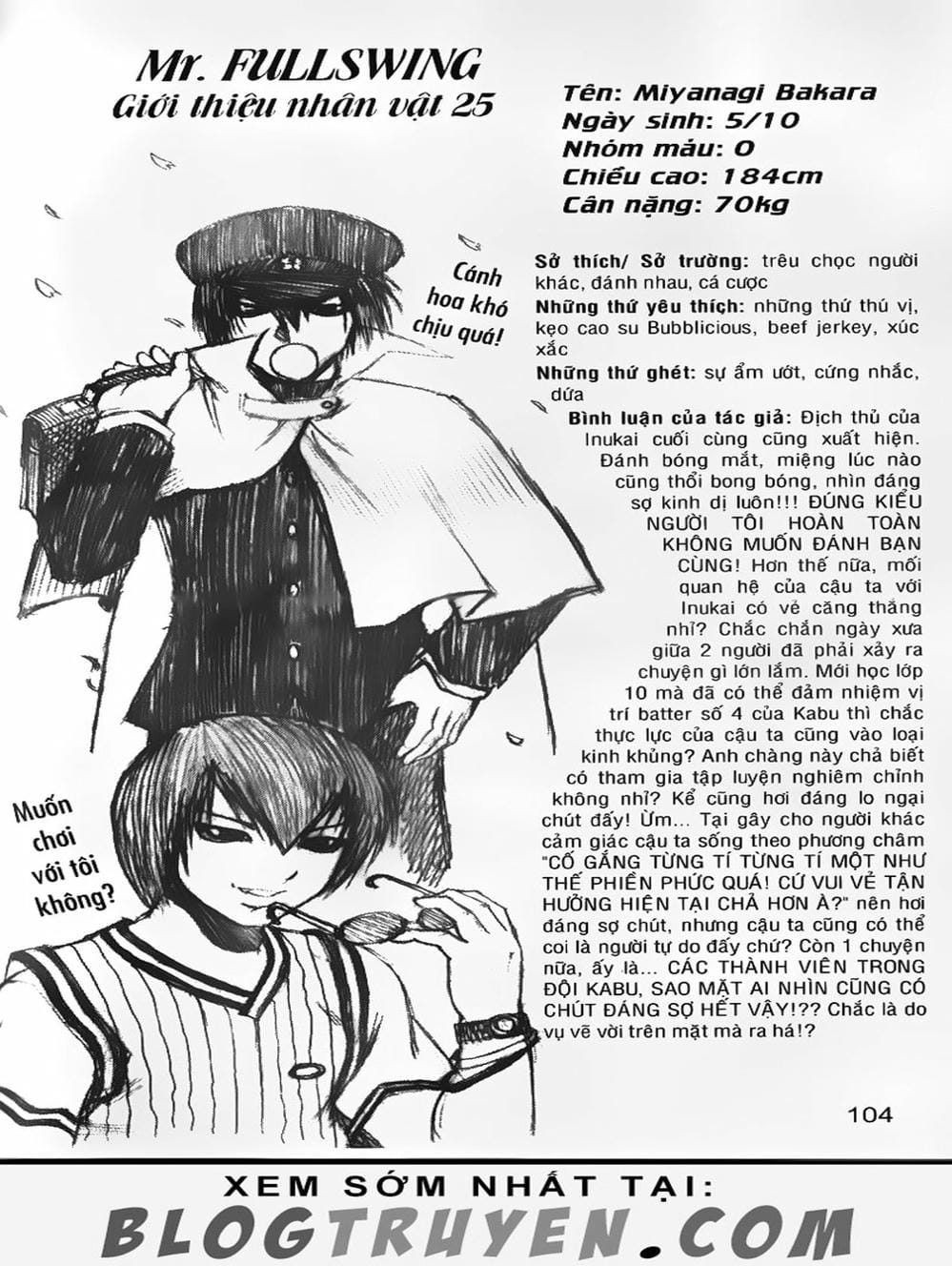 Truyện Tranh Cú Đánh Toàn Lực - Mr. Fullswing trang 3