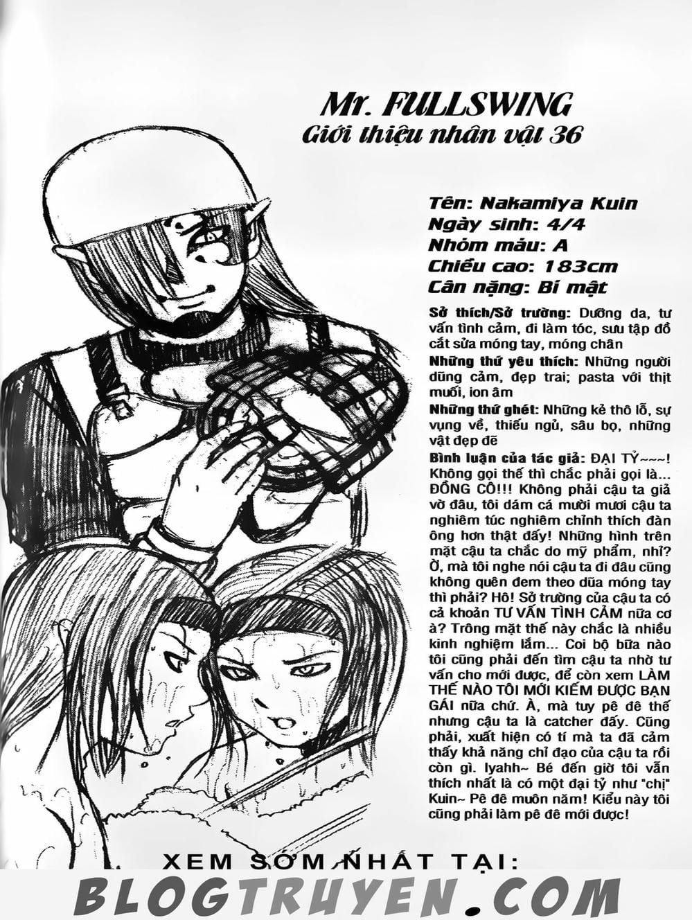 Truyện Tranh Cú Đánh Toàn Lực - Mr. Fullswing trang 3