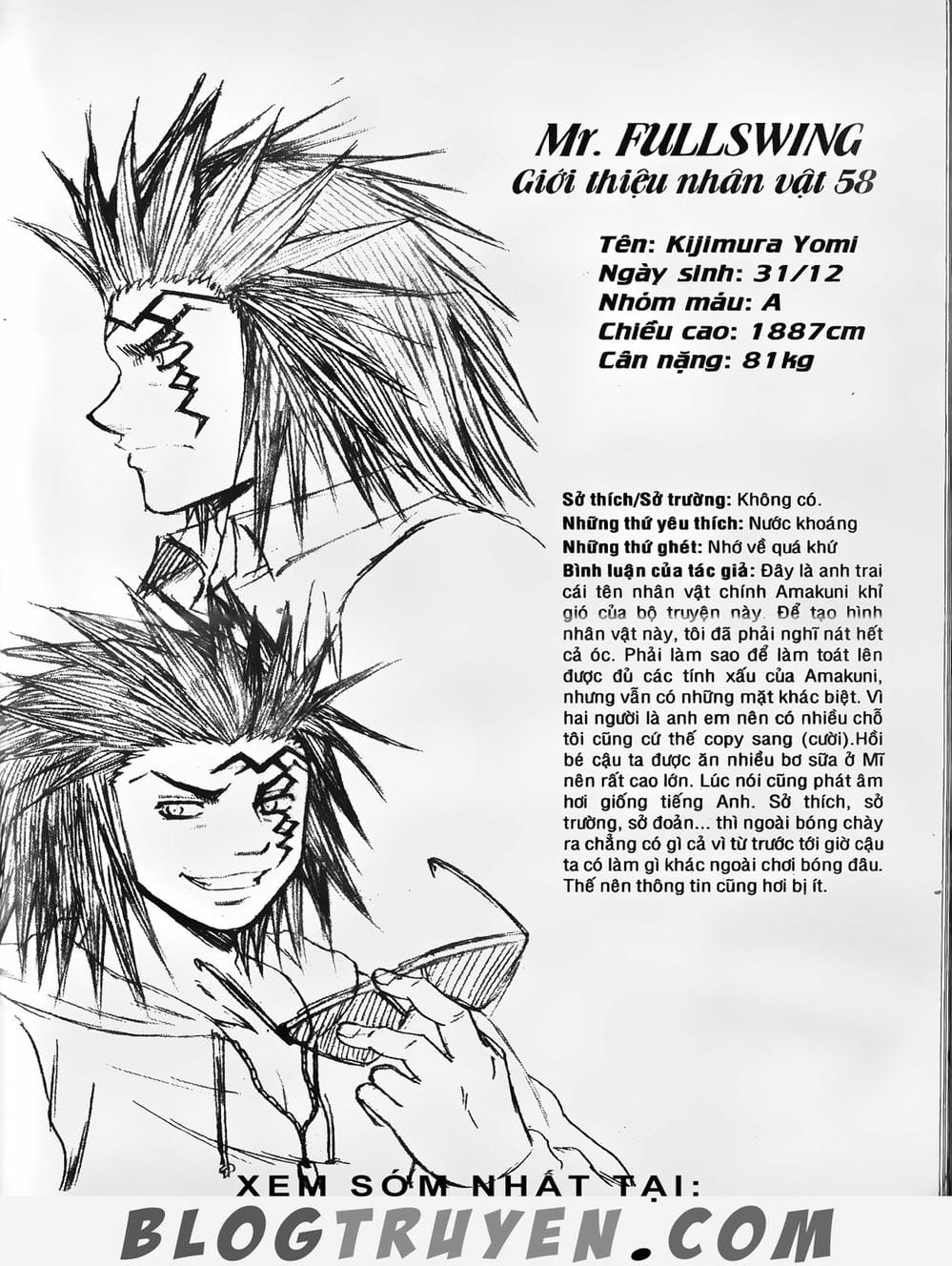 Truyện Tranh Cú Đánh Toàn Lực - Mr. Fullswing trang 3
