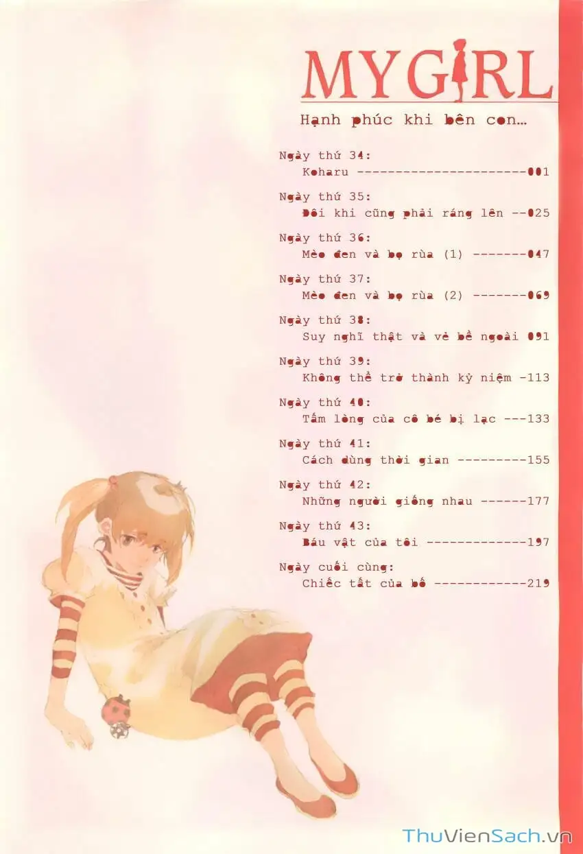 Truyện Tranh Con Gái Của Ba - My Girl trang 3