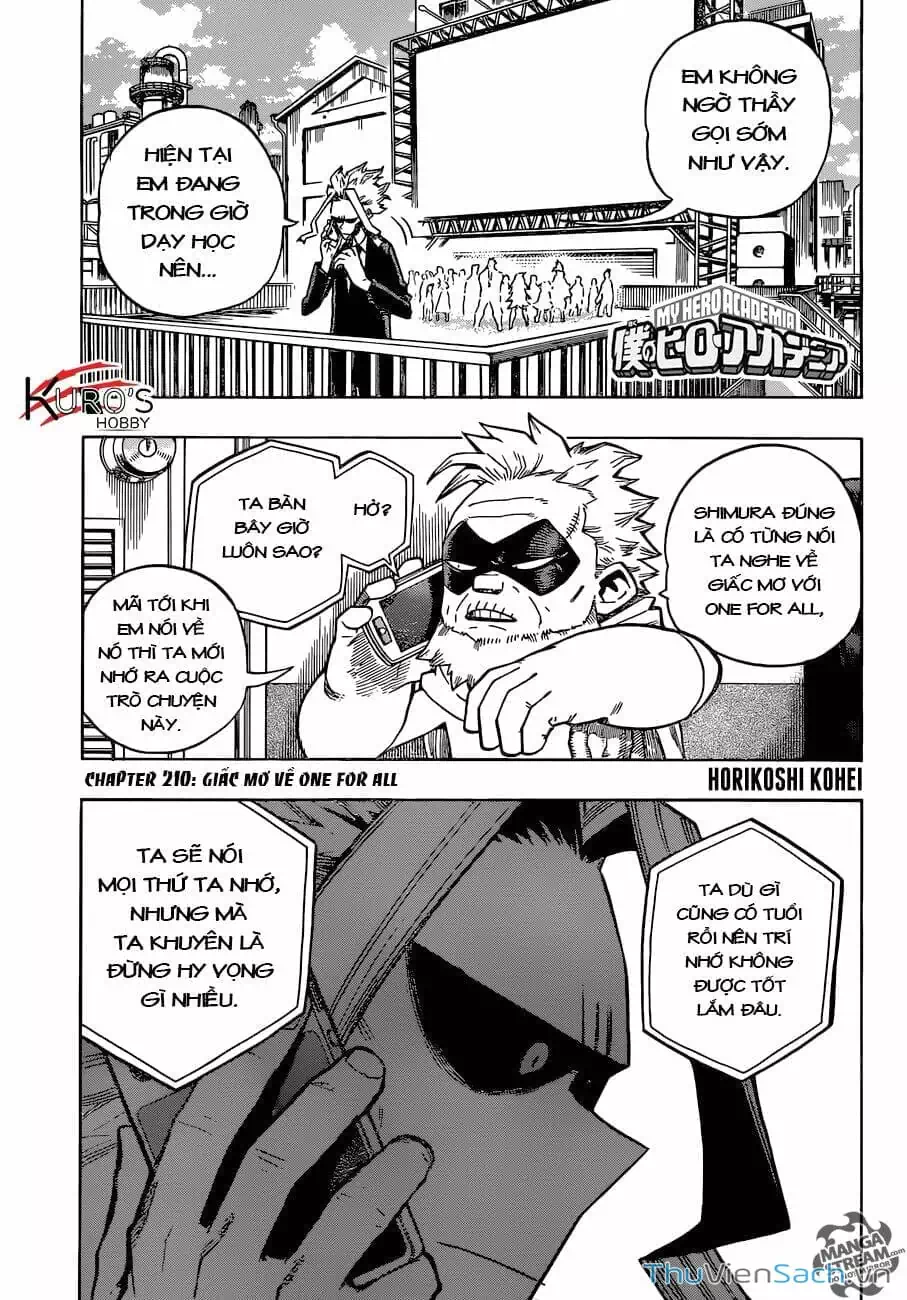 Truyện Tranh Học Viện Siêu Anh Hùng - My Hero Academia trang 5