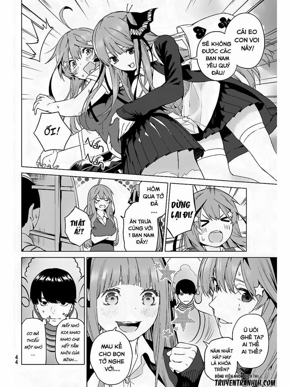 Truyện Tranh Nhà Có 5 Nàng Dâu - Gotoubun No Hanayome trang 6